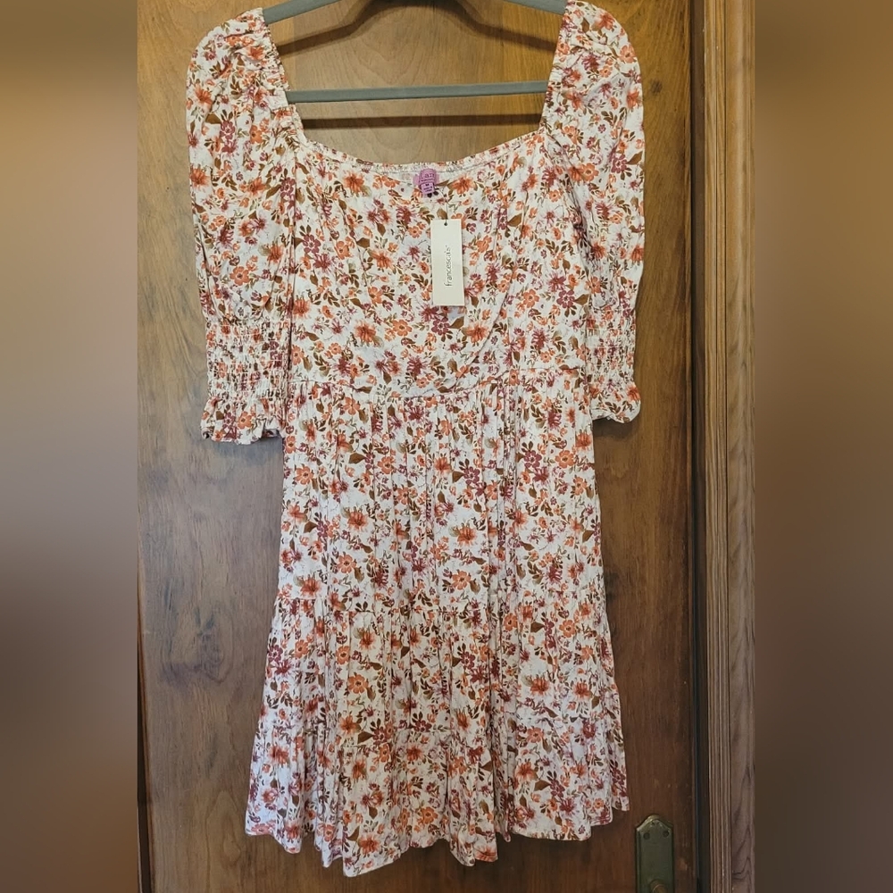 Floral Puff Sleeve Dress